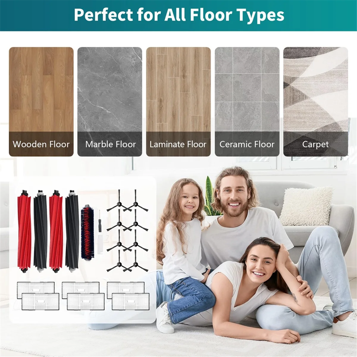 Zubehör-Kit für s8 s8 s8 plus s8 pro ultra Roboter Vakuum Dual Haupt bürste Seiten bürste Hepa Filter Mop Tücher