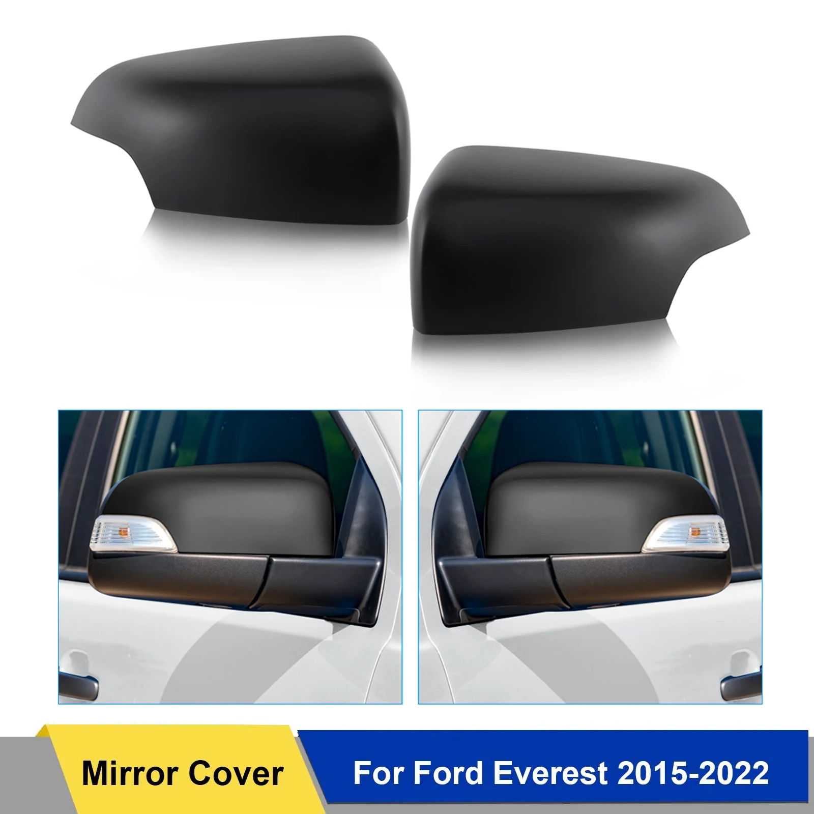 

Крышка бокового зеркала заднего вида, корпус для Ford Everest 2015-2022, автомобильные аксессуары с двойной кабиной пикапа