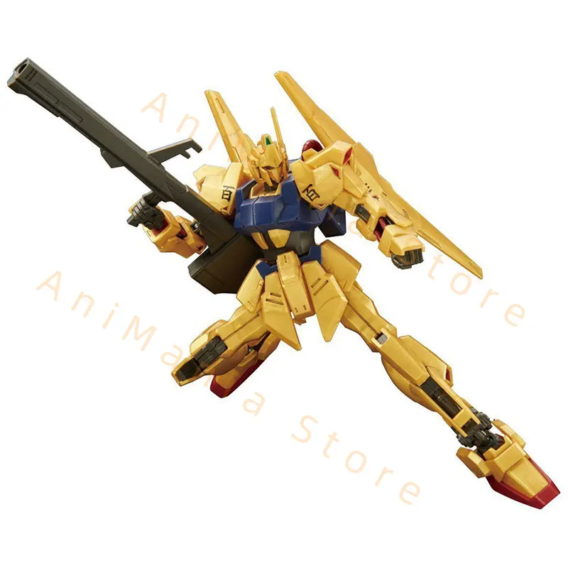 بانداي متوفر في المخزون الأصلي أنيمي جاندام HGUC 1/144 MSN-00100 HYAKU-SHIKI عمل أرقام وضع التجميع جمع لعب للأطفال #6