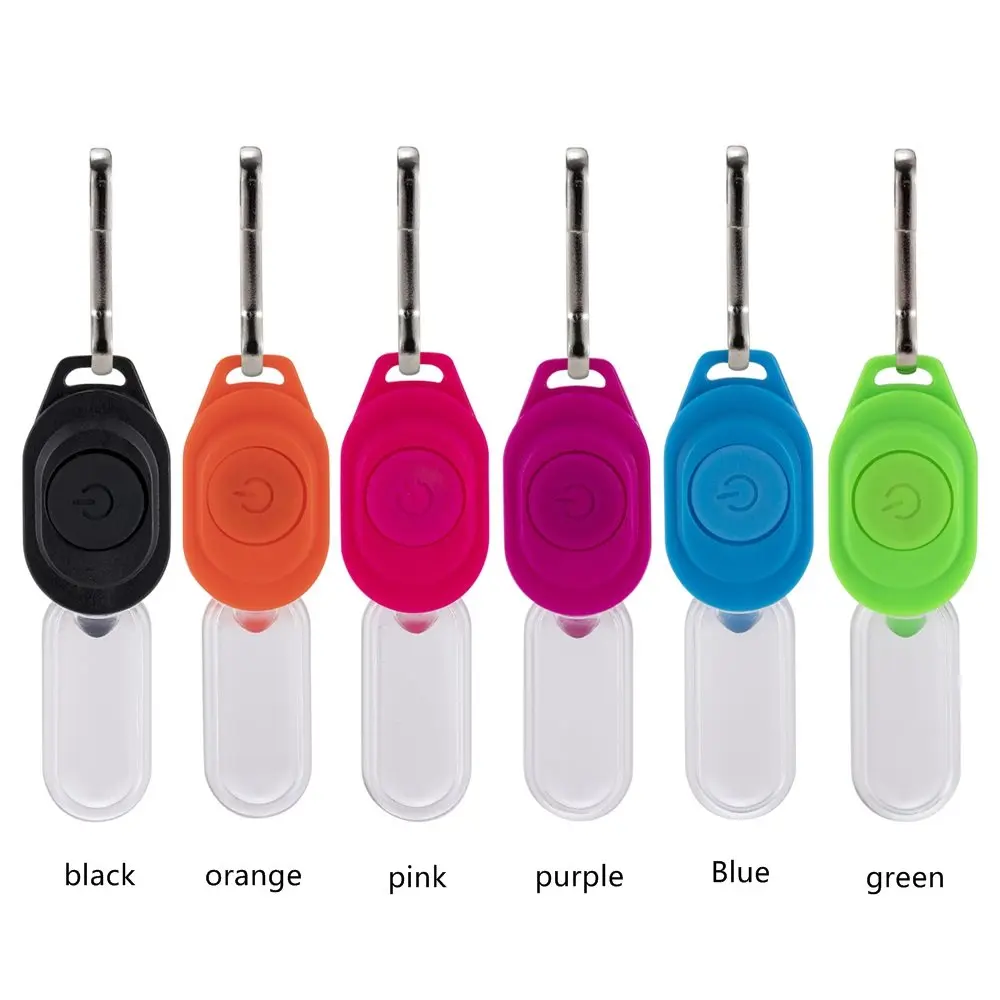 LED Night Running Clip Light Keychain Flashlight Mini Portable Self-defence Light Pet Glow Pendant Light Outdoor Warning Light