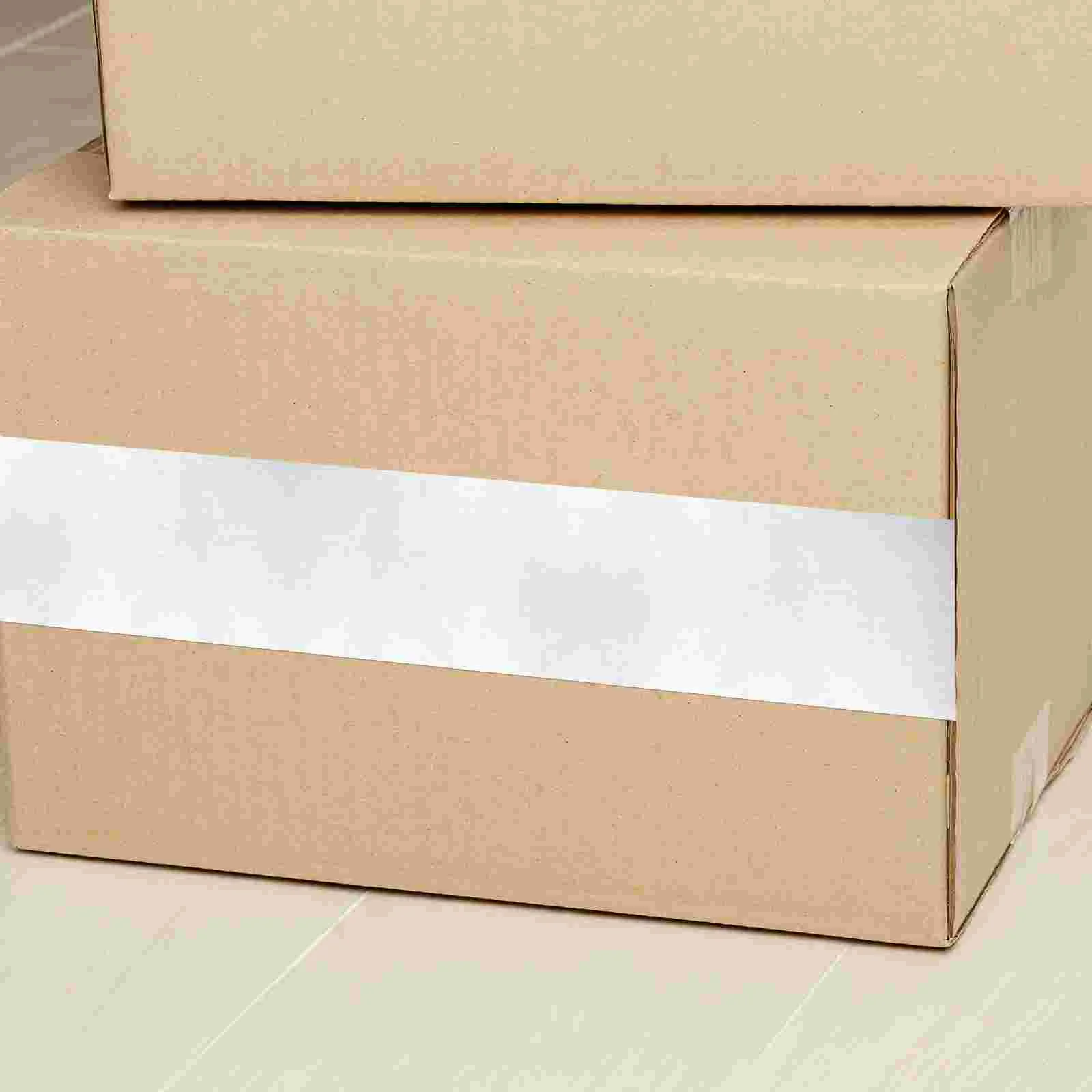 White Packing Tape Shipping for Boxes Mailing Heavy Duty Kraft Paper Packages