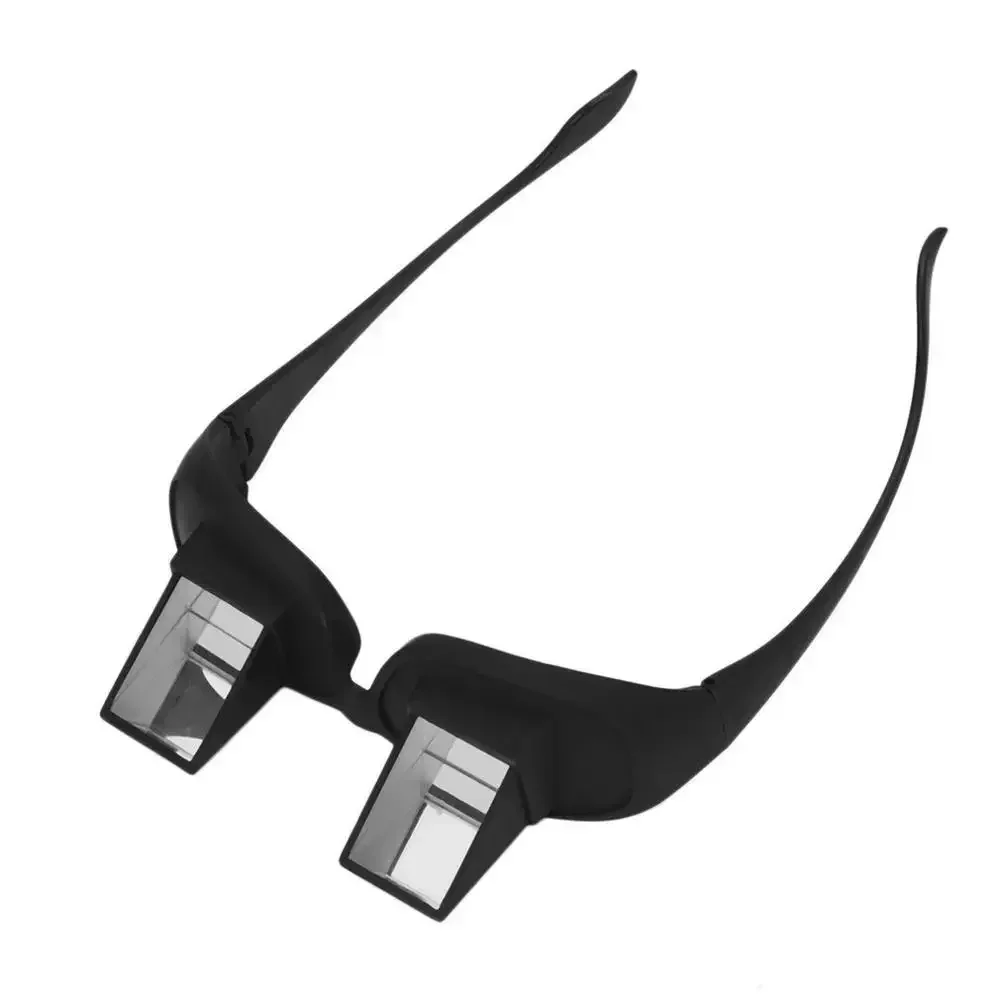 Occhiali da vista pigri Occhiali da lettura pigri Occhiali orizzontali prismatico Sdraiati alla lettura del letto Guardare occhiali per lettori HD