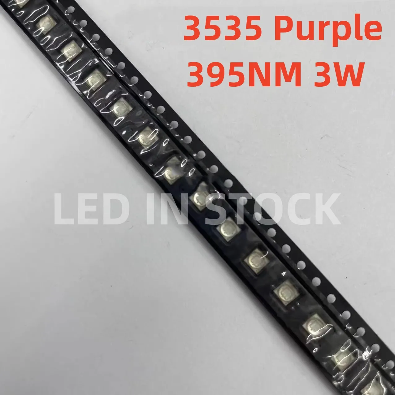 UV led lamp beads 3535 ceramic violet 365/385/395nm curing printing nail art banknote checking 1-3W