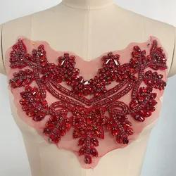 New Diamond Rhinestone Applique Patches sew on  Wedding Evening Wear for decoration