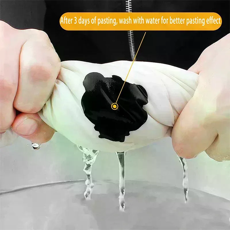 

Universal Black Self-Adhesive Fabric Repair Patch (2-Piece) – No-Cut Instant Fix For Down Jackets & Coats