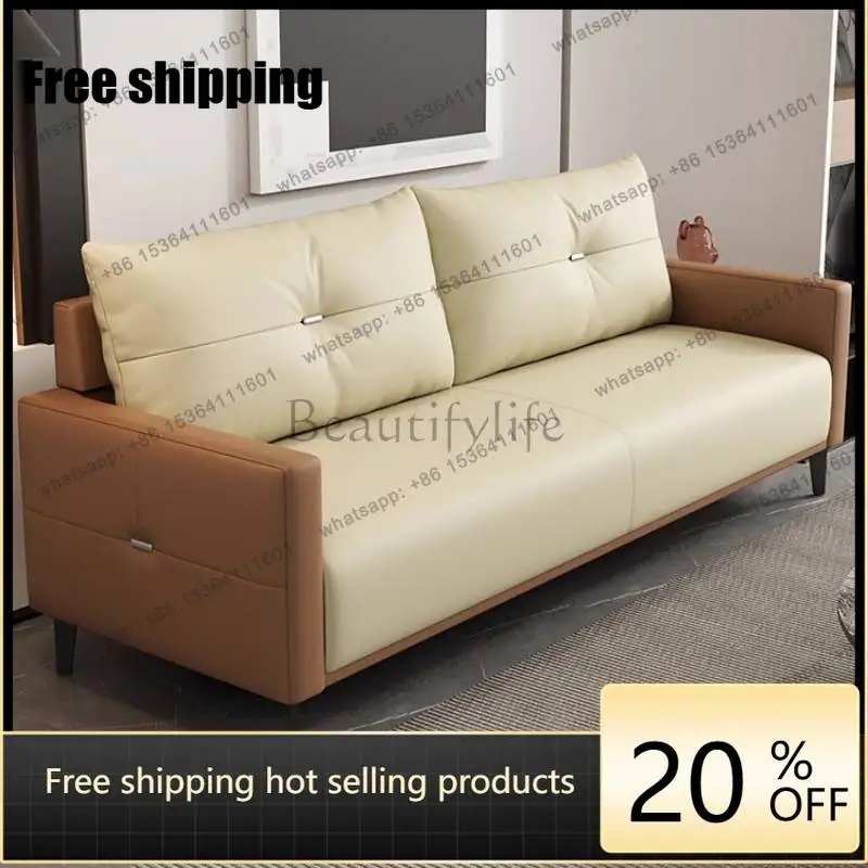 LJY Narrow Puff Living Room Sofas Beige Designer Individual Nordic Sofa Living Room Lounges Lazy Banken Woonkamer Furniture For