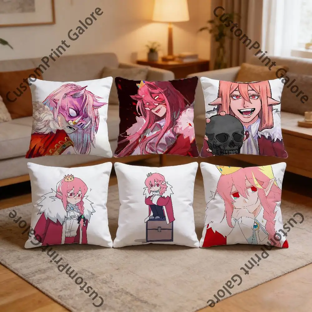 

T-Technoblade T-Techno Fanart Square Throw Pillow Cover Multiple Sizes Soft for Sofa Bedroom Living Room Home Decorative