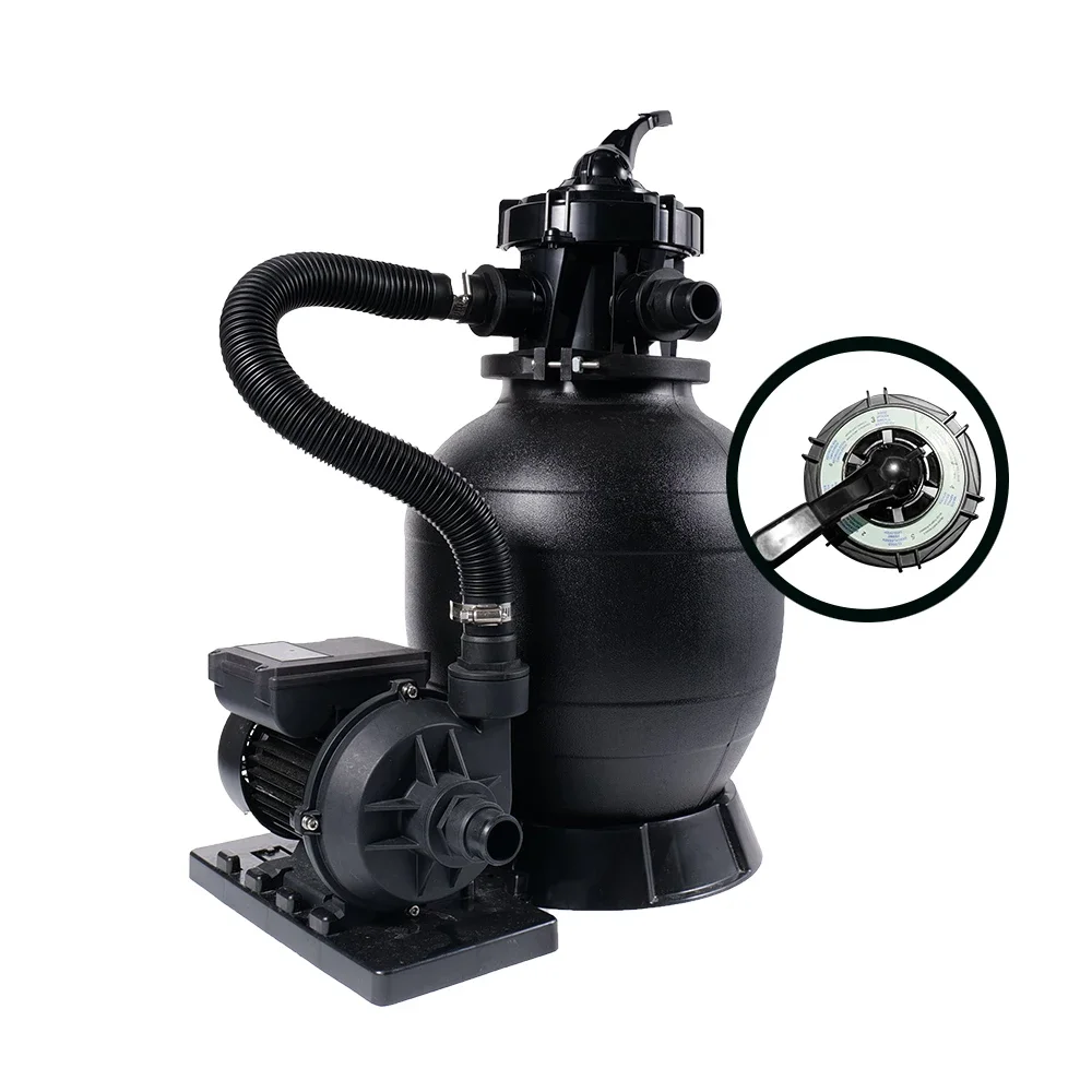 YYHC-CE 400W Safety backwash water pool sand filter with pump