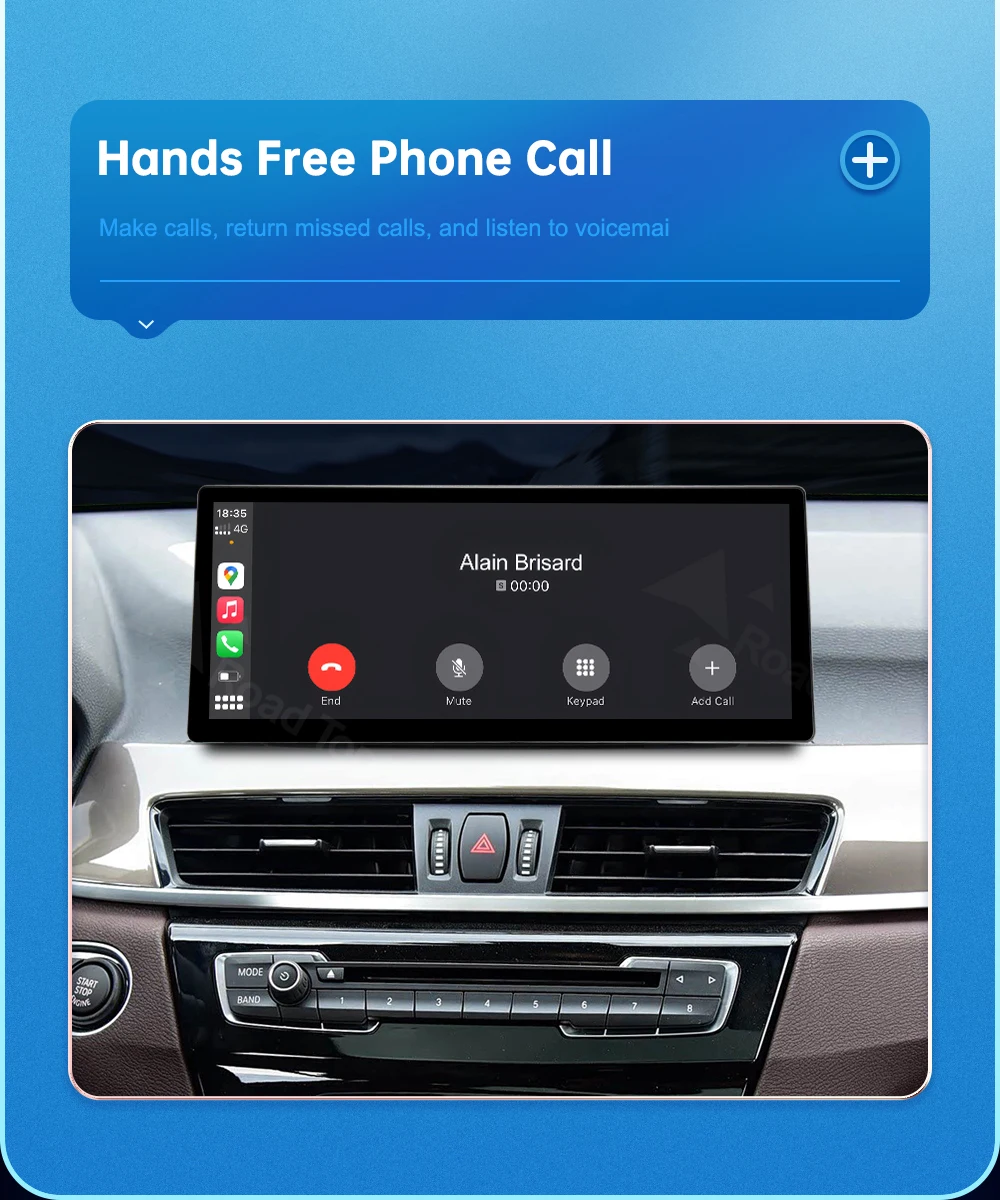 Road Top Linux Display Multimedia Player für BMW X1 F48 2015-2022 NBT EVO GPS Carplay Touchscreen – Detail 14