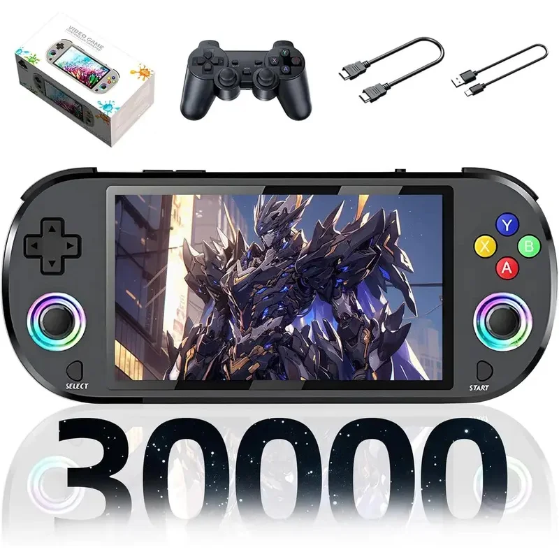 m22-pro-retro-handheld-game-console30000-games30-emulators5-inch-ips-rgb-screenwith-24g-wireless-controller3000mah