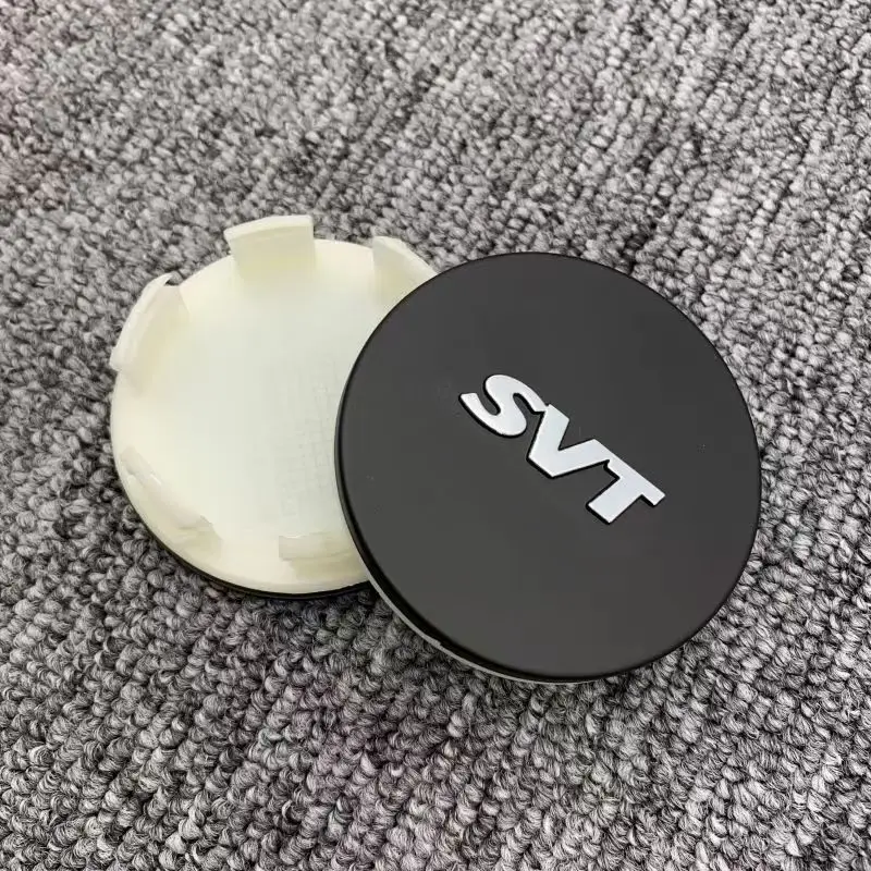 4pcs x 65mm Car Logo SVT Wheel Center Hub Caps Rim Emblem Badge Cover Sticker for 02-04 Focus Mustang F150 SVT F-150