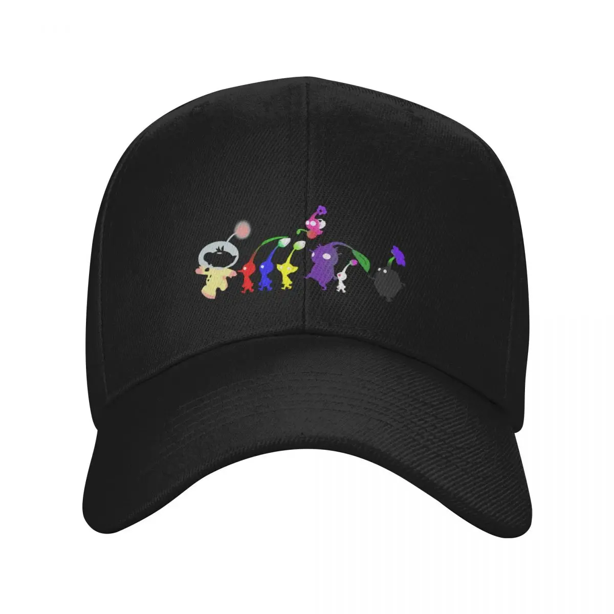 

Pikmin colored silhouettes Baseball Cap Luxury Brand Kids Hat Designer Hat Women Caps Men's