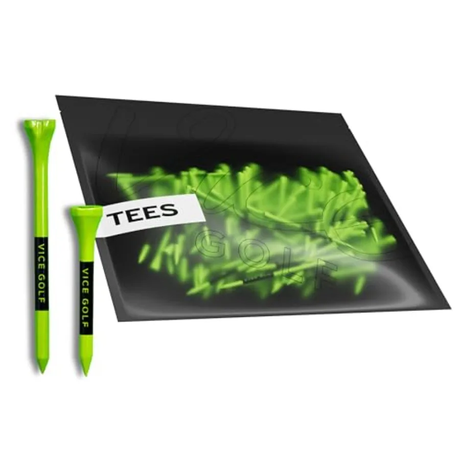 

Vice Golf Tees 60 Driver Tees and 15 Short Tees