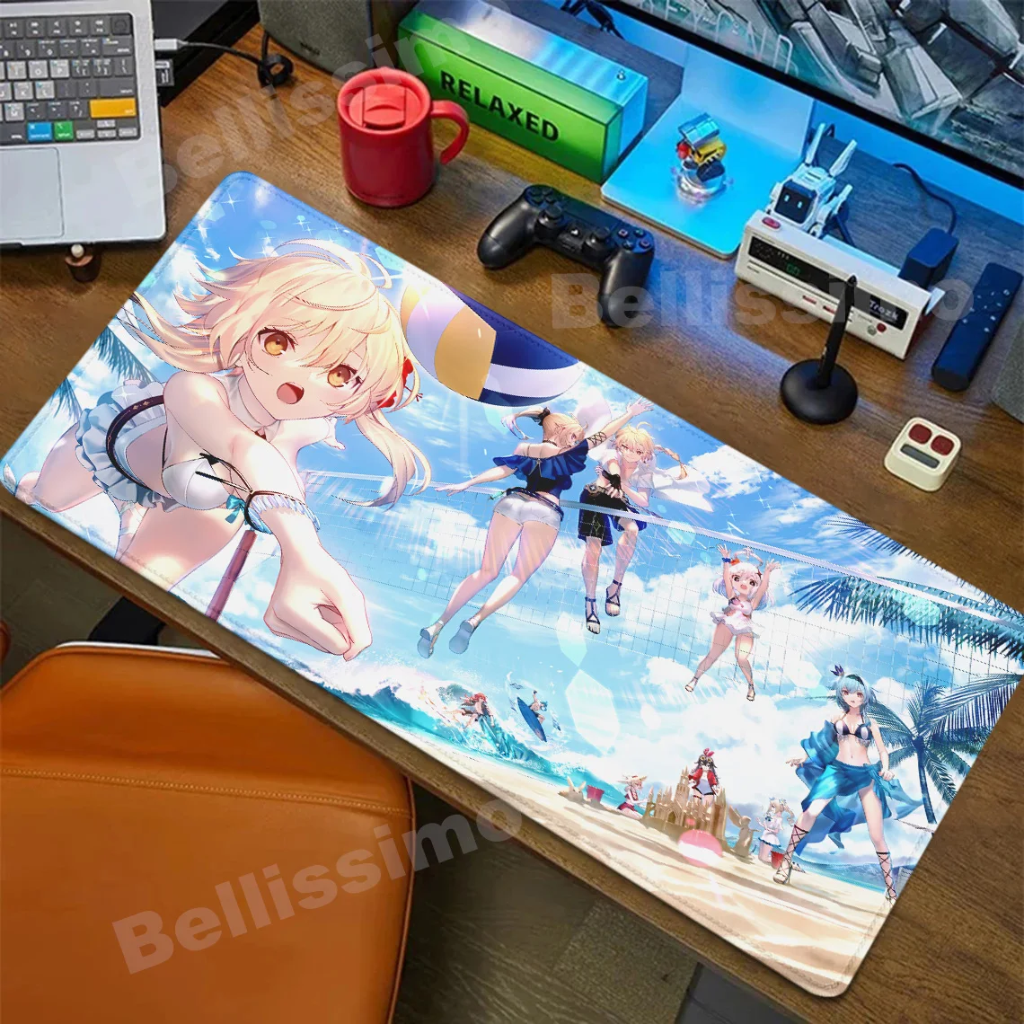 

Genshin Impact Family bucket mouse pad gamer accessories desktop Hot selling mouse rug laptop game mouse mat rubber pad