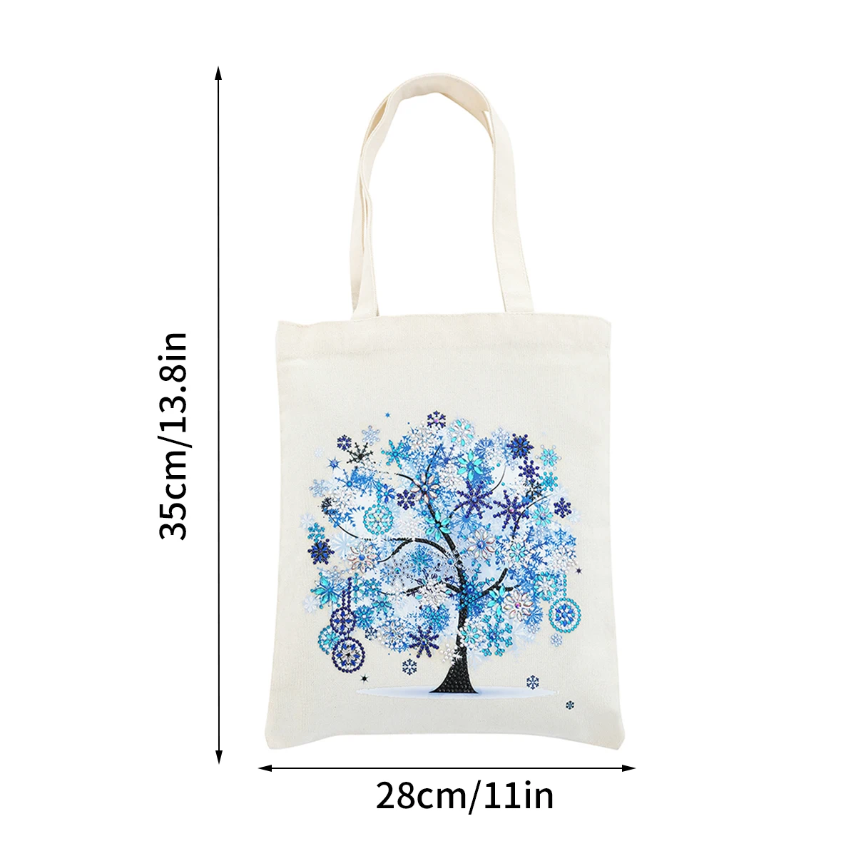 5D DIY Diamond Painting Handbag Mosaic Drill Eco-friendly Shopping Storage Bags Cross Stitch Grocery Tote Home Craft Organizer