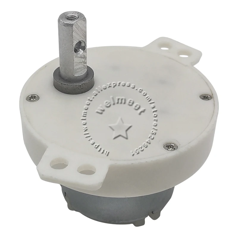 

JS-50T POM пластиковая коробка передач редуктор скорости мотор-редуктор встряхивающая головка дисплей полки ремесла освещение игрушки DC3V 5V 6V 12V