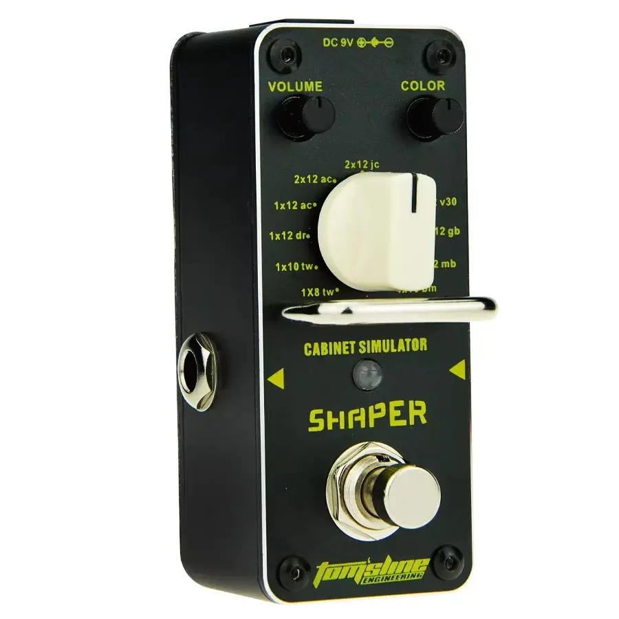 Aroma ASR-3 Shaper Cabinet Simulator Pedal de efecto de guitarra eléctrica Sintetizador digital Piezas y accesorios de guitarra True Bypass