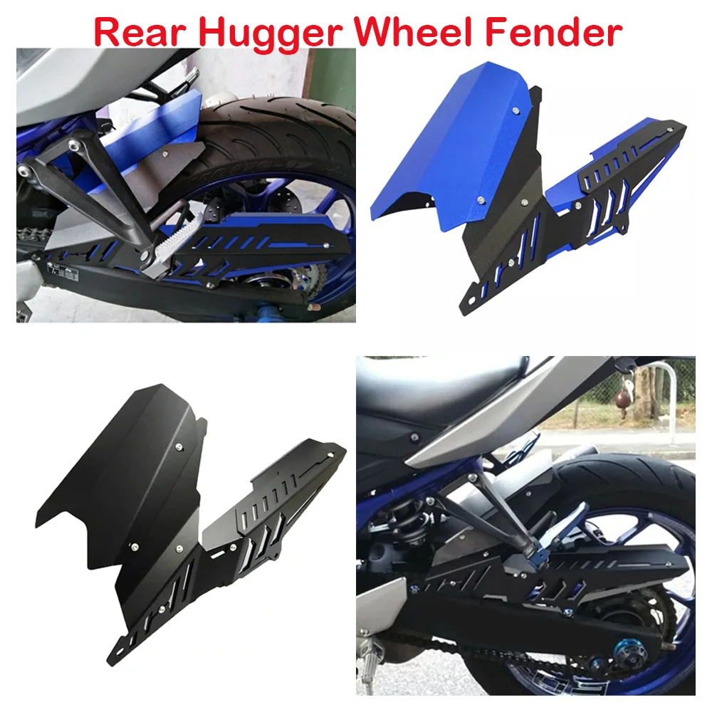 

Fits for Yamaha YZF R3 YZFR3 YZF-R3 320 ABS YZF-R25 2015-2024 Motorcycle Fender Rear Wheel Hugger Mudguard & Chain Guard Kits