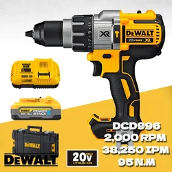 DEWALT Cordless Hammer Drill/Driver Kit 20V Flexvolt Advantage 2000RPM Impact Electrical Drill Brushless Motor Power Tool DCD996