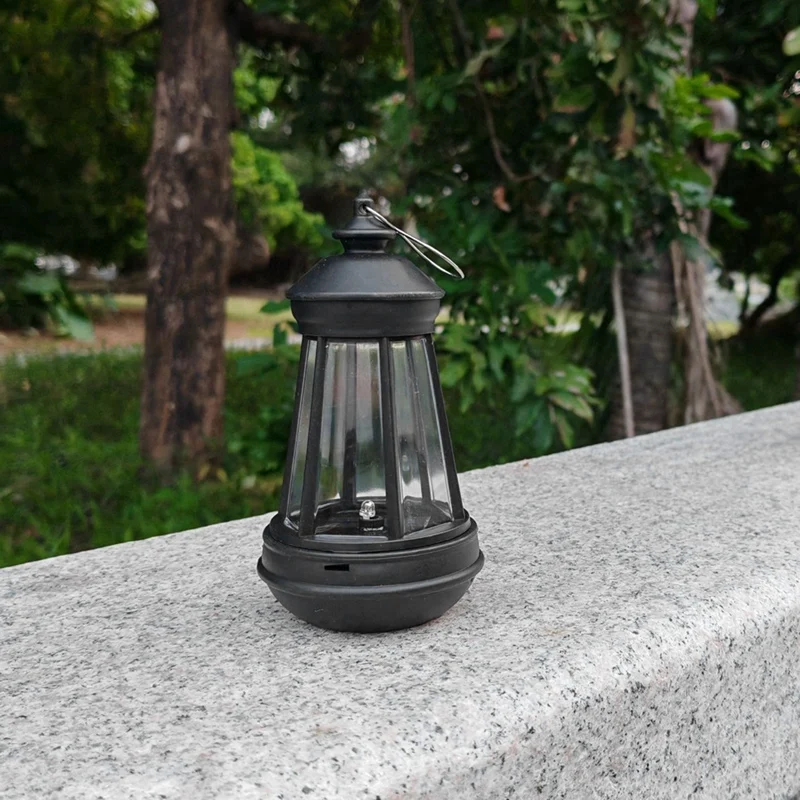 Solar Lantern Outdoor Waterproof Large Lighthouse Lantern Led Light Source Garden Decorative Lights Decorative Lights