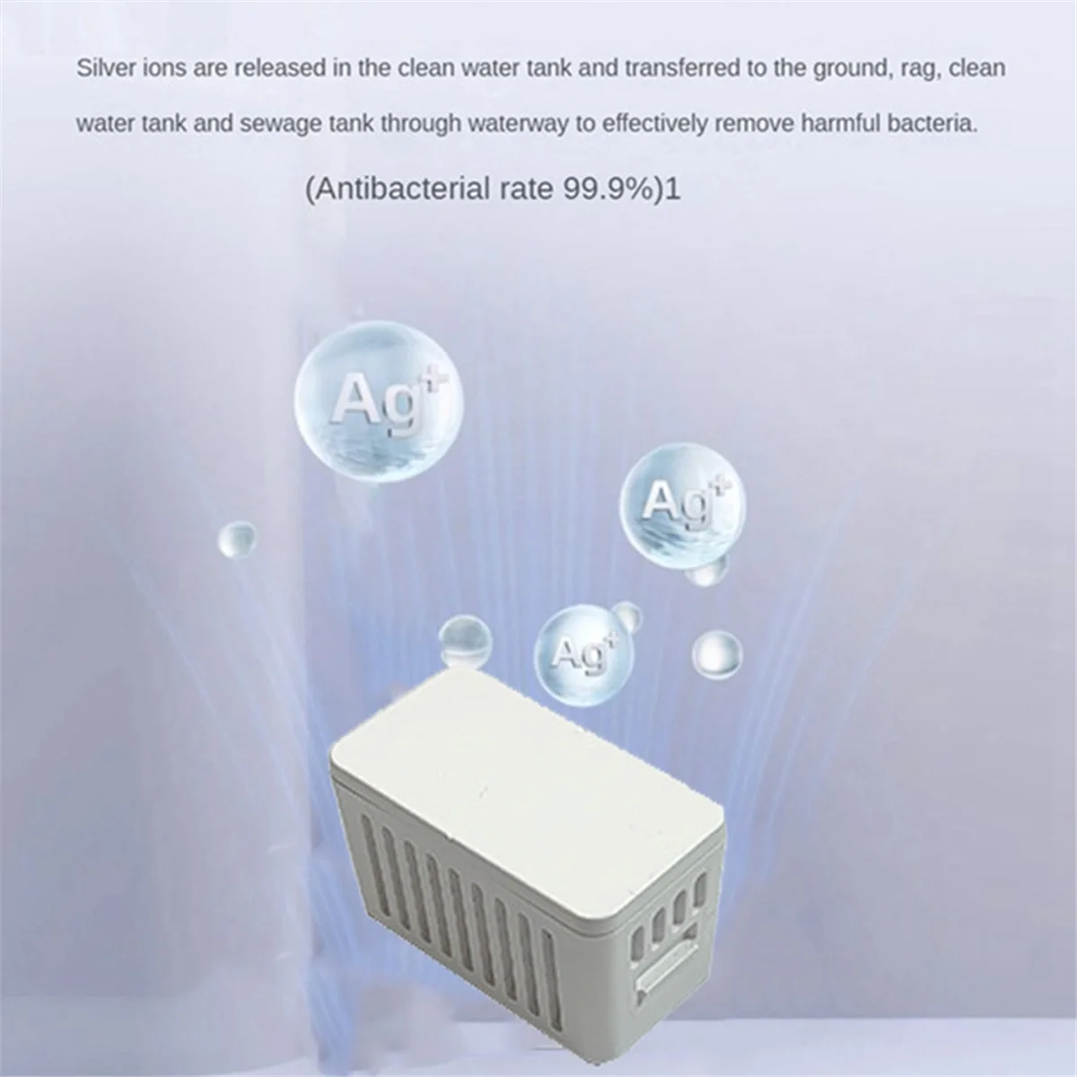 N89R Silver Ion Module for Roborock S8 Max V Ultra / G20S Vacuum Water Tank Slow-Release Silver Ion Bacteriostatic Module