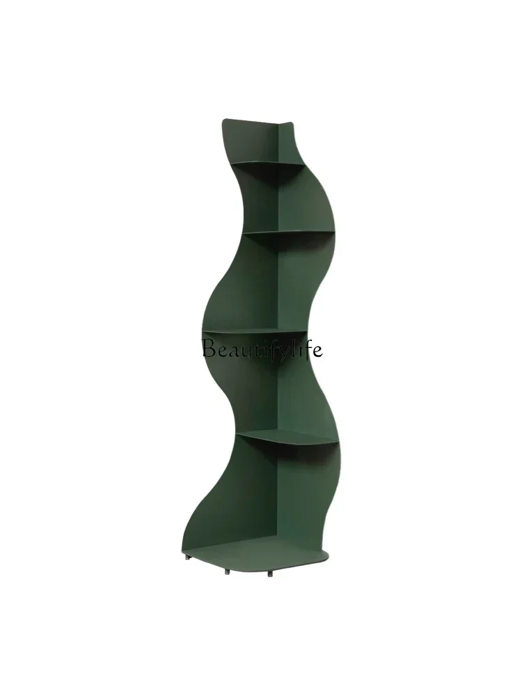 

03lSeaweed Corner Cabinet Nordic Light Luxury Corner Storage Corner Cabinet Storage Rack