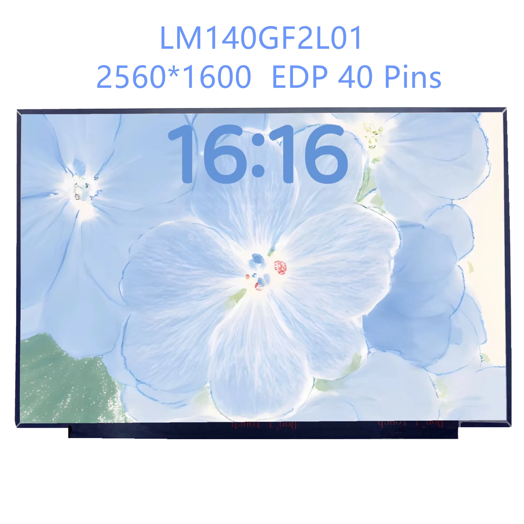 LM140GF2L01 LM140GF2L 01 14.0 ''IPS écran LCD pour ordinateur portable panneau d'affichage matrice 2560*1600 EDP 40 broches