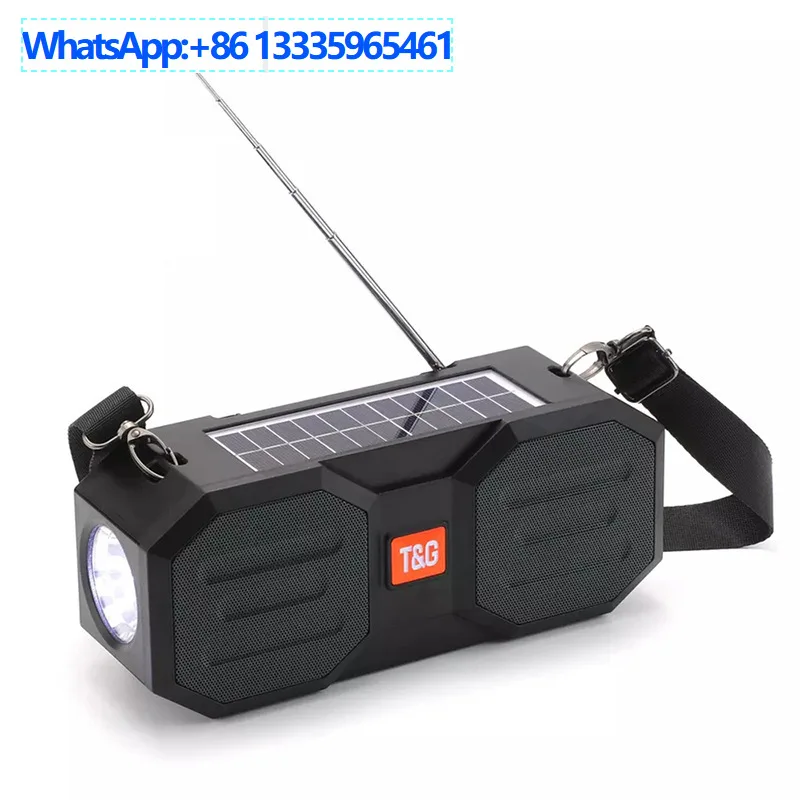 

TG634 Открытый аудио Bluetooth-динамик Беспроводная карта Солнечная креативная многофункциональная колонка-фонарик