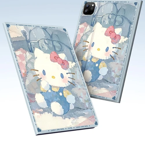 Hello Kitty para SAMSUNG Pad funda Galaxy Tab S7 S8 S9 A9 S10 S11 11 pulgadas 12,4 pulgadas 13,1 pulgadas funda protectora A8 S6 10,4 10,5 pulgadas funda para tableta