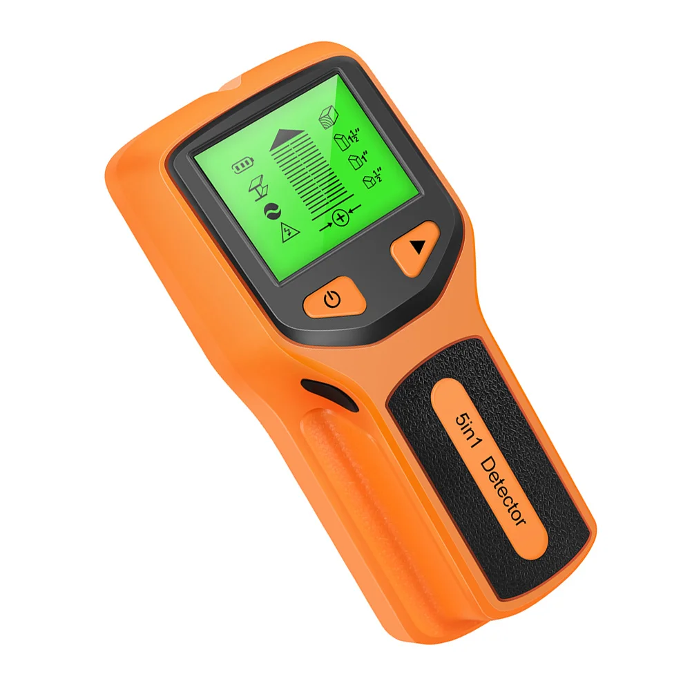 

5 In 1 Wall Scanner Wood Metal Lcd Display -Slip Stud Finder Ac Wire Detection Electronic Sensor Tool Instrument