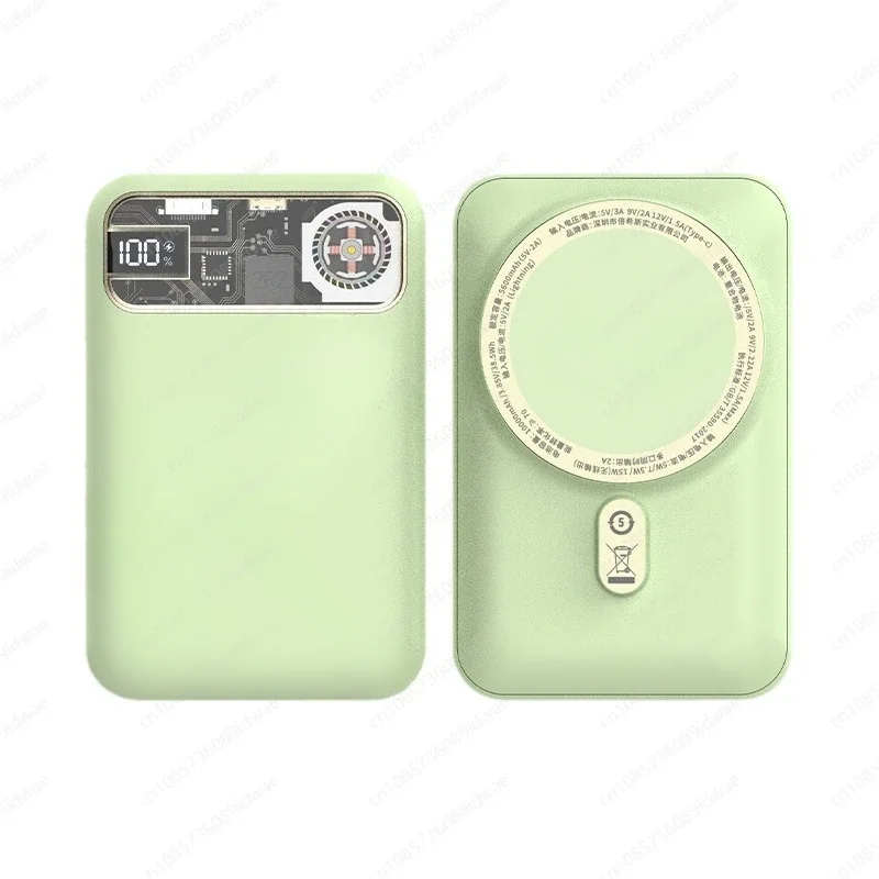 

Power Bank с цифровым дисплеем, 1 Вт мАч, двусторонняя PD20 Вт, быстрая зарядка, 15 Вт, беспроводная магнитная зарядка, мобильный источник питания