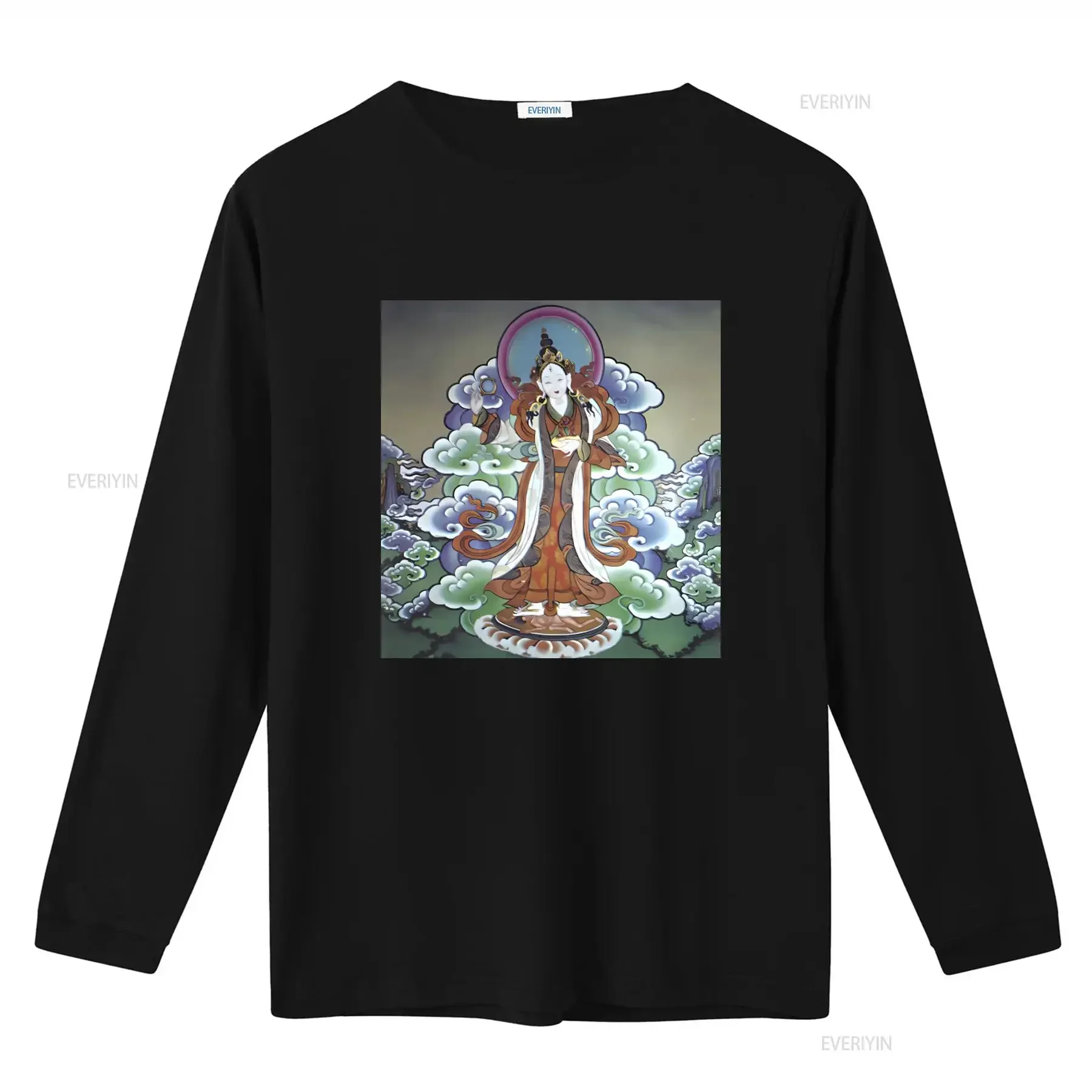 Achi Chokyi Drolma Dharma Protector Dharmapala Budha T Shirt for Fashion Casual vintage Washed Stretched homme Slightly graphic