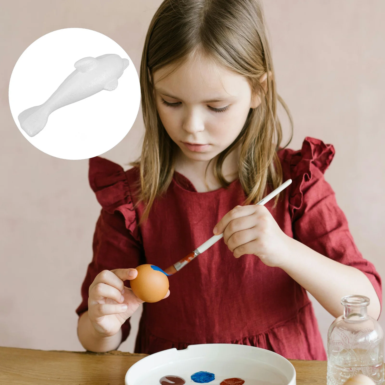 

DIY Foam Dolphin Unpainted Sculpture Miniature Ocean Animal Craft Foam for Creative Projects DIY Dolphin Miniature Dolphins