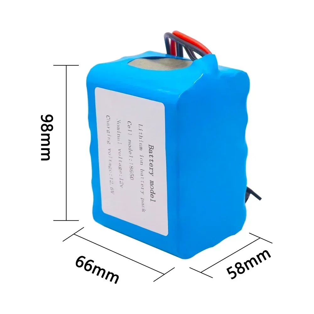 12V 25Ah 18650 lithium battery pack 3S5P  for Sprayer scale Access control toys UPS 12V Power Supply and 12.6V 2A Charger