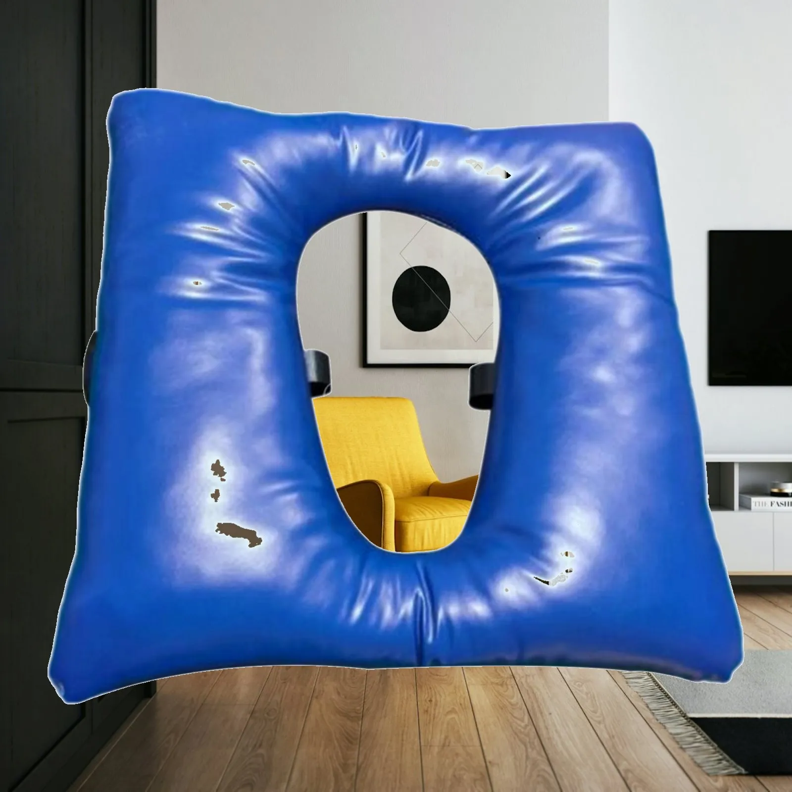 Coussin de siège de toilette universel en cuir PU, housse de coussin de soutien douce et confortable pour les patients handicapés, les personnes âgées, usage domestique
