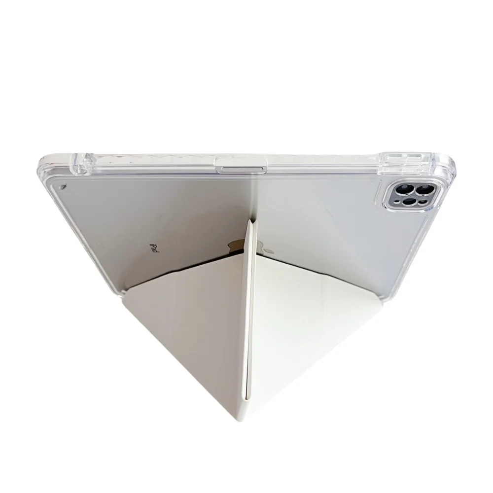 

Clear Transparent Case for iPad Mini 7 6 8.3" PC+TPU Shockproof Protective Y-folding Stand Tablet Shell for iPad Mini 4 5 7.9"