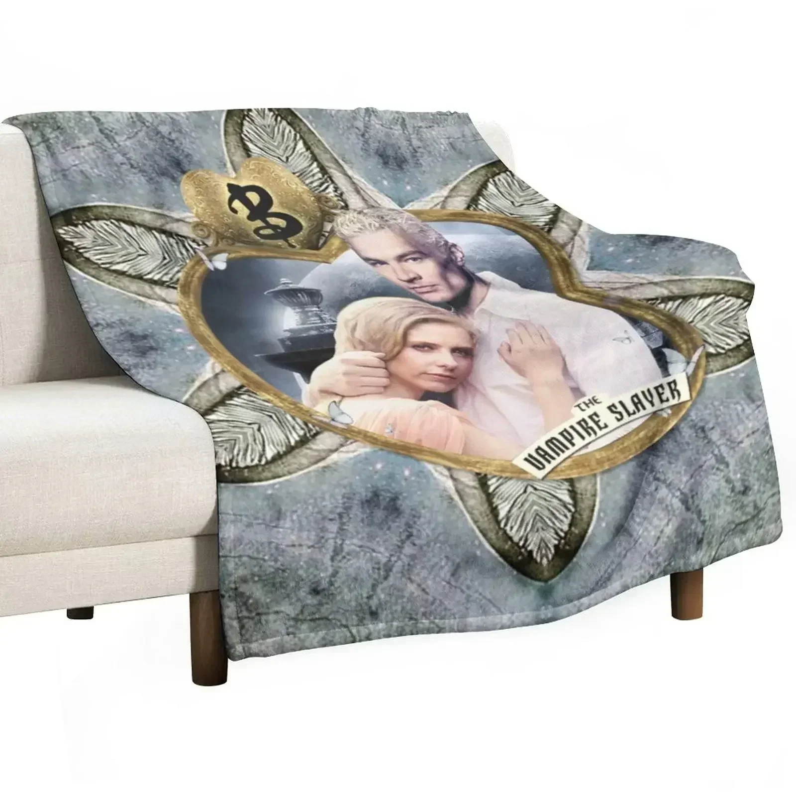 Buffy & Spike Throw Blanket Designers Heavy Bed Fashionable Blankets