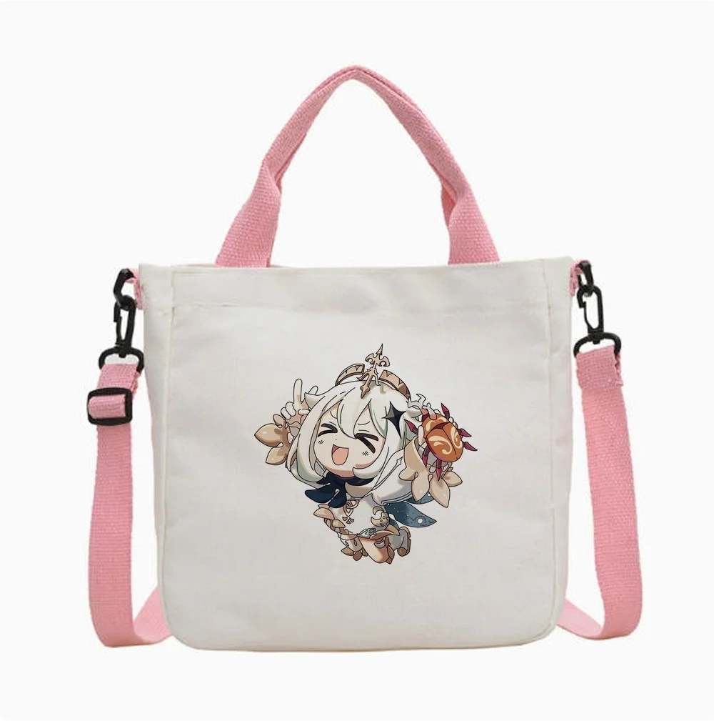 Genshin Impact tote bag personnalisable grocery shopping shopper einkaufstasche woman