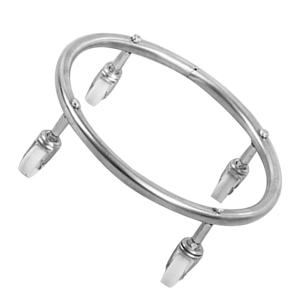 حامل اسطوانة الغاز المنقولة الثقيلة حامل خزان البروبان قاعدة مستقرة لسهولة خزان دوللي المنقولة اسطوانة قوس #6