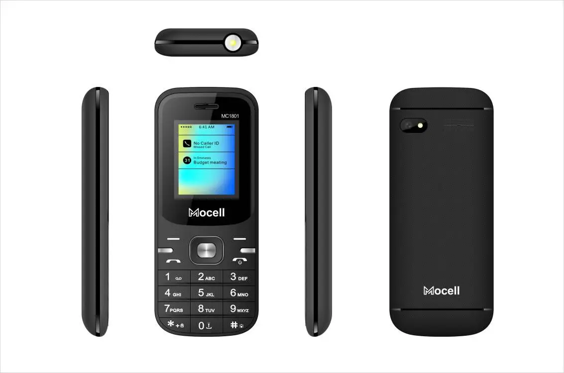 MC1801 mobile phone, MTK6261D motherboard, memory 32+32MB, quad-band, with external amplifier, dual sim and dual standby, 1.77 n