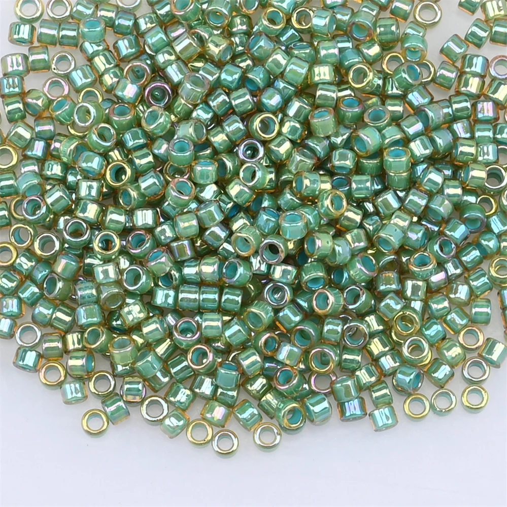 2.5Mm Colorful Plated Cylindrical Beads Colorfast Japanese Craft Seed Beads Diy Vintage Bracelet Necklace Jewelry Material