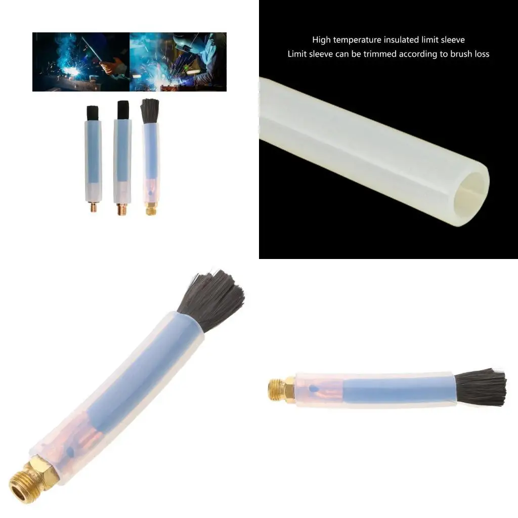 

G6KF 6/8/10mm Pickling Brush Weld Cleaning Tool Carbon Fiber Brush Welding Brush Cleaning Welding Cleaner For Weld Seam Bead