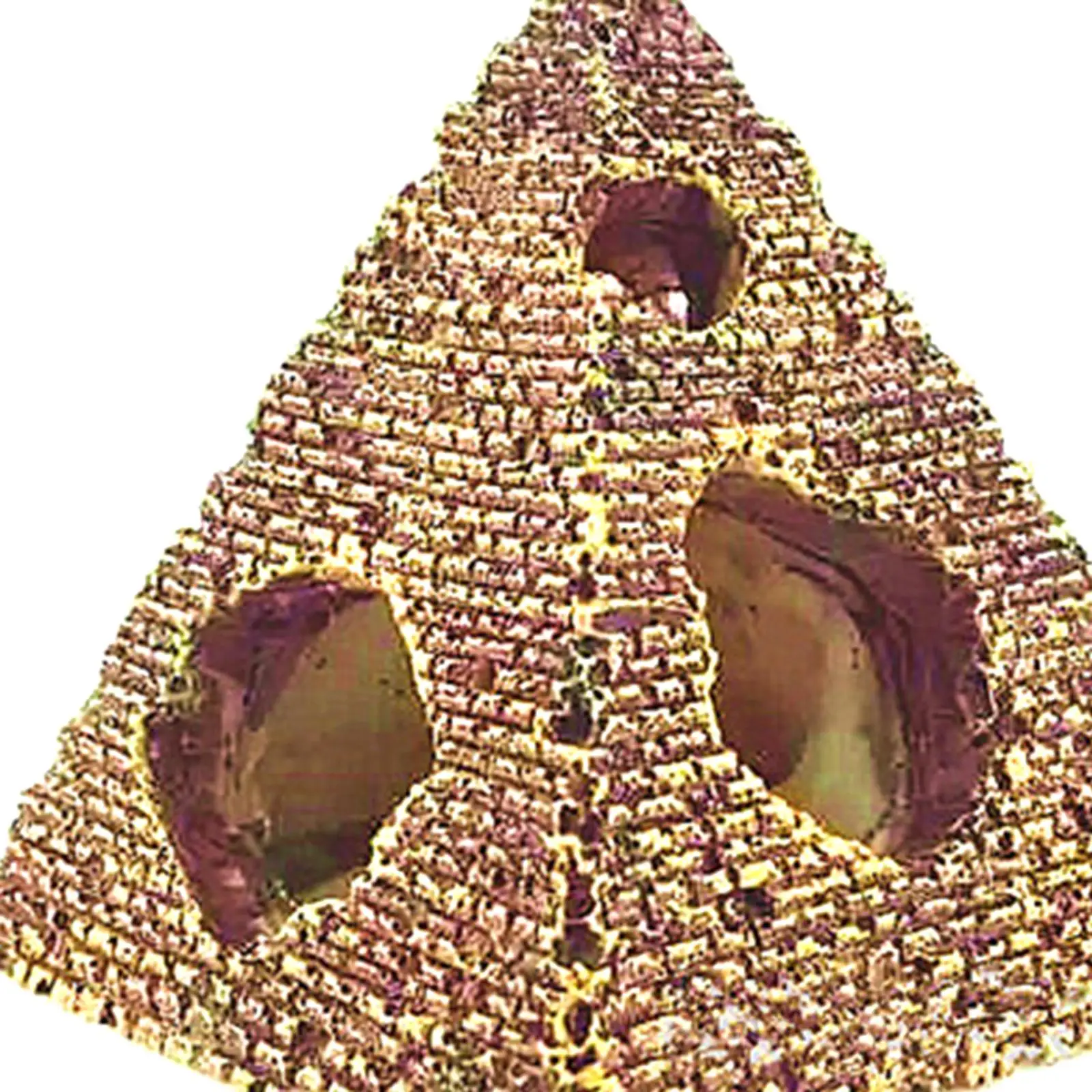 Egyptian Pyramid Resin Aquarium Statue Fish Hideout Cave Decor Castle House for Tank Landscaping Underwater Supplies Home DIY