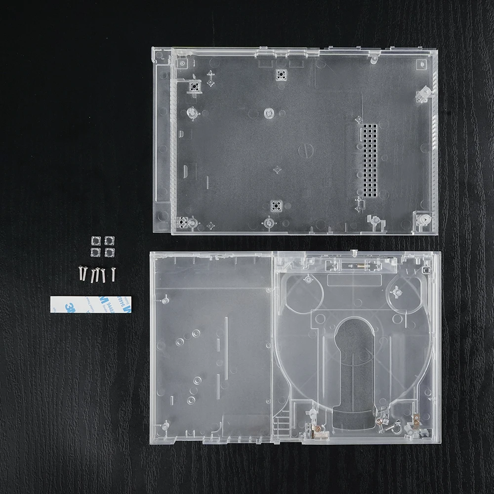 บิทฟังซ์เกมคอนโซลป้องกันโปร่งแสงเปลือกเปลี่ยนอุปกรณ์เสริมสำหรับโซนี่ เพลย์สเตชัน 2 สลิมคอนโซล