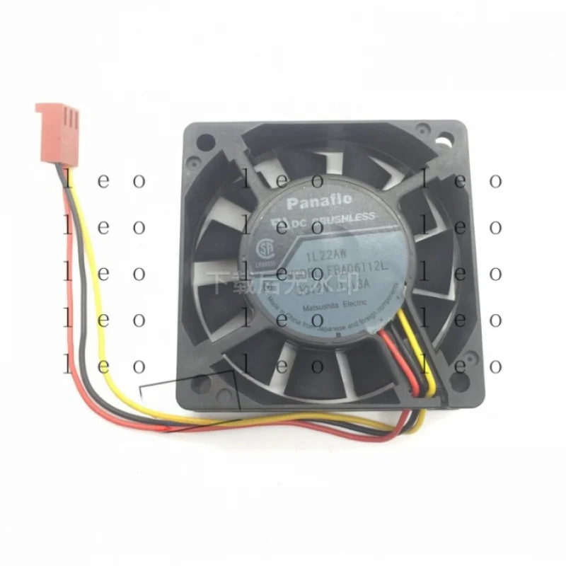 AA  for  PANAFLO FBA06T12L DC12V 0.13A 6CM 6015 3-wire cooling fan