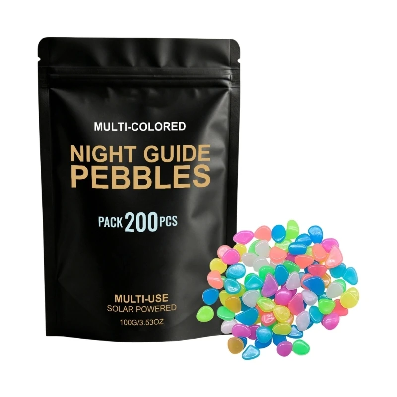 Photoluminescent Decorative Pebbles for Underwater Display Scenes D0LD