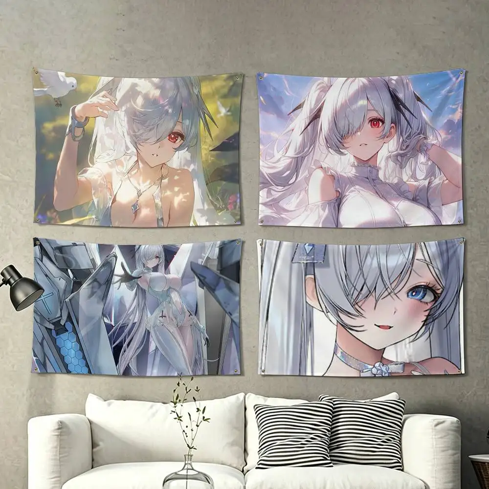 Cinderella Goddess of Victory Game  Flags Wall Hanging Tapestry Outdoor Garage Room Decorative flag Background Blanket