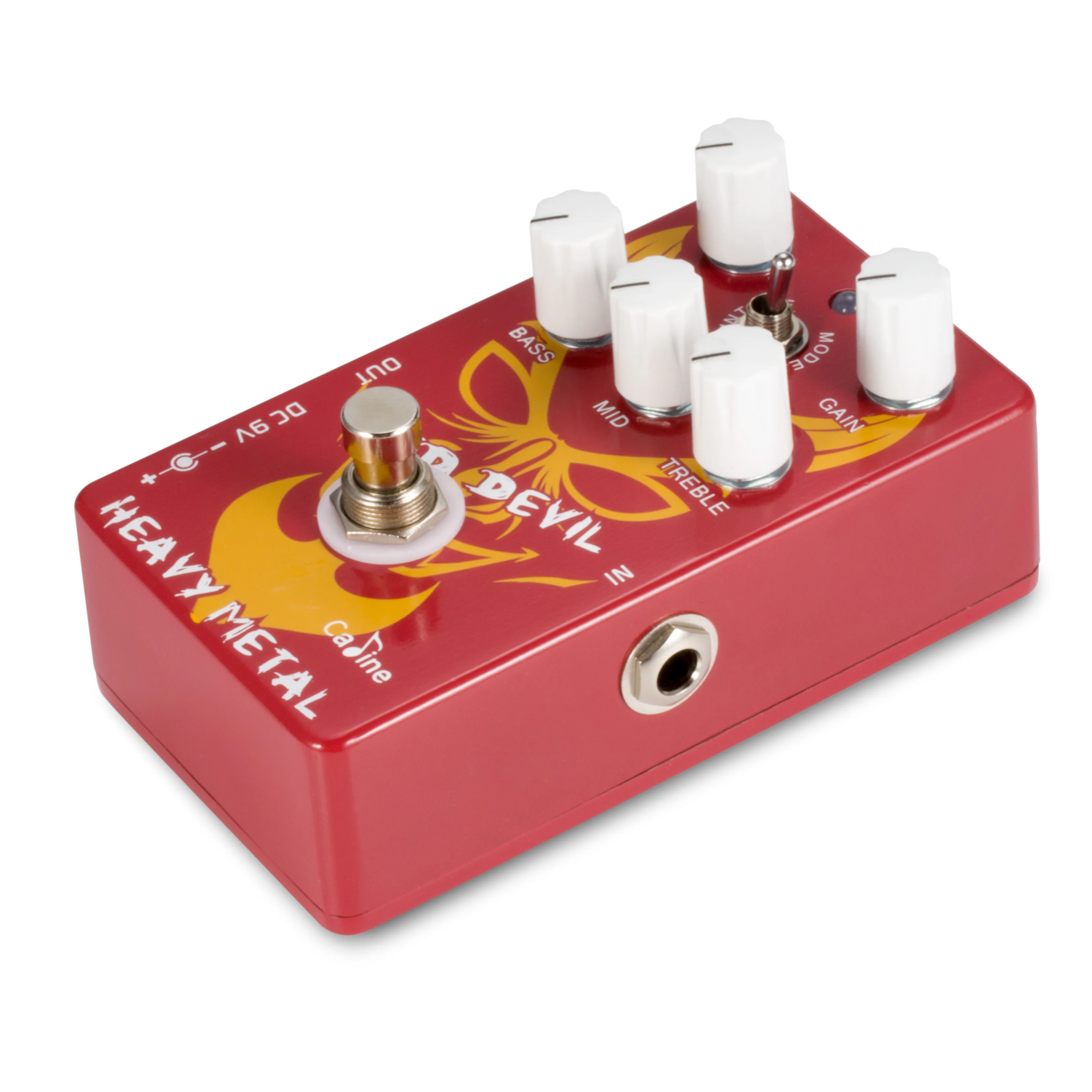 Caline CP-30 Red Devil Heavy Metal High Gain Distortion Guitar Effect Pedal Guitar Accessories