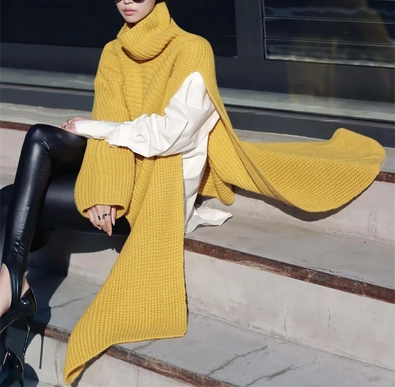 Maglione invernale donna bianco giallo dolcevita lavorato a maglia donna abbigliamento invernale donna Pull Femme Vetement Femme 2022 Sueters De Mujer