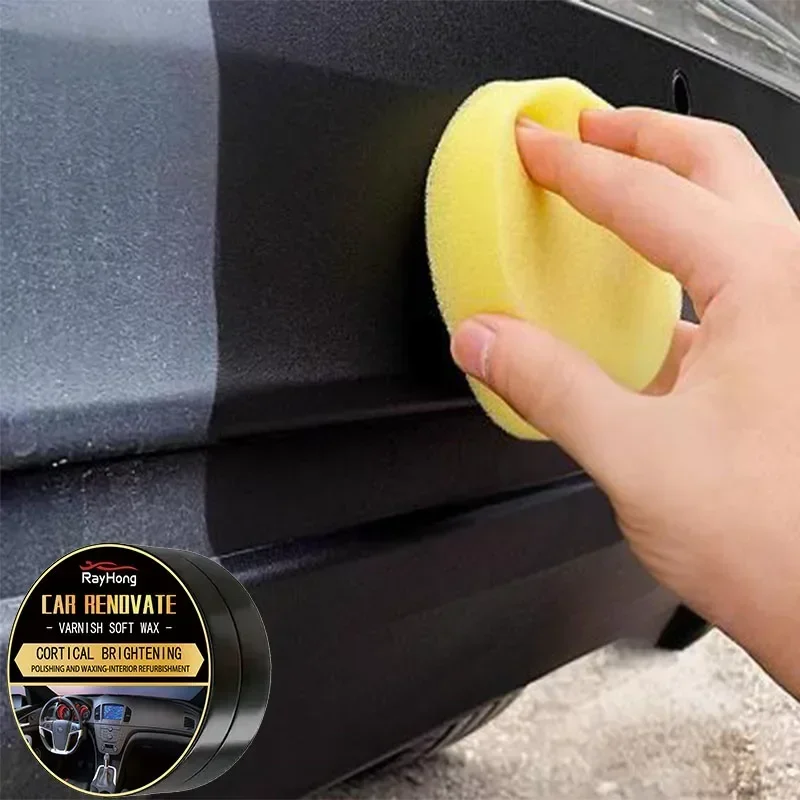 

Реставратор автомобильного пластика QC16 — резиновая черная глянцевая паста для ремонта выцветания и окисления, уменьшения отбеливания и восстановления отделки